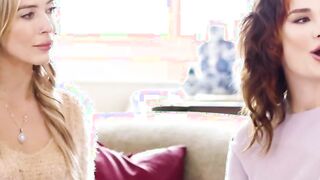 Teen and stepmom facesitting babysitter