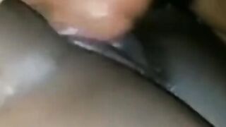 Lesbian - Ebony CUNNY cracker gets her FWAT cat eaten