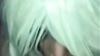 Sissy Breanne's first blowjob and BBC