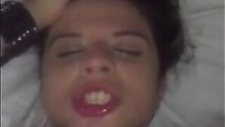 Same girl facial compilation
