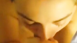 Lovely Girl takes facial