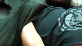 Muscle Bull Solo Jerk Off & Cum