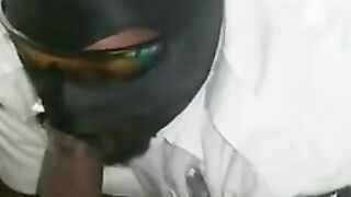 Sucking big dick good