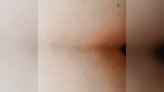 My boyfriend fuck my ass and cum inside