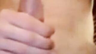 French Str8 Guy with Big Cock & Tight Foreskin cums #124 2