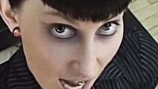Pierced and Perky Gothic Huge Cock - Pierced and Perky