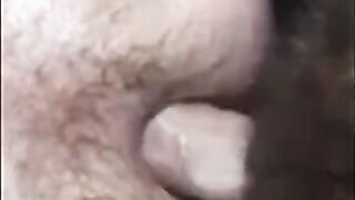 Daddy fucking his sons pussy and telling him he likes it