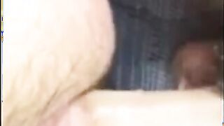 Daddy fucking his sons pussy and telling him he likes it