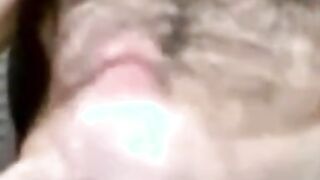 Very hairy daddy bear on cam