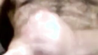 Very hairy daddy bear on cam