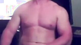 Str8 Ginger Muscle Stud Jerks Off & Cums ( Webcam ) - Exipor 2