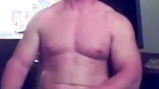 Str8 Ginger Muscle Stud Jerks Off & Cums ( Webcam ) - Exipor 2