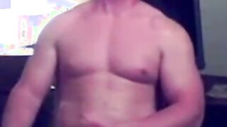 Str8 Ginger Muscle Stud Jerks Off & Cums ( Webcam ) - Exipor 2