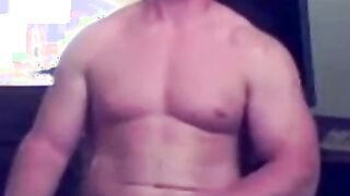 Str8 Ginger Muscle Stud Jerks Off & Cums ( Webcam ) - Exipor 2