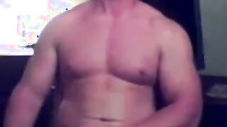 Str8 Ginger Muscle Stud Jerks Off & Cums ( Webcam ) - Exipor 2