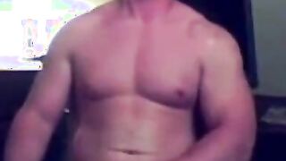 Str8 Ginger Muscle Stud Jerks Off & Cums ( Webcam ) - Exipor 2