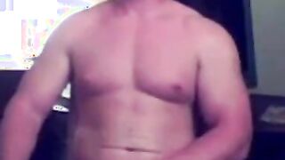 Str8 Ginger Muscle Stud Jerks Off & Cums ( Webcam ) - Exipor 2