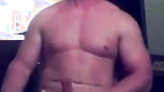 Str8 Ginger Muscle Stud Jerks Off & Cums ( Webcam ) - Exipor 2