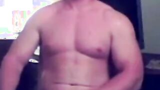Str8 Ginger Muscle Stud Jerks Off & Cums ( Webcam ) - Exipor 2