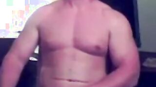 Str8 Ginger Muscle Stud Jerks Off & Cums ( Webcam ) - Exipor 2