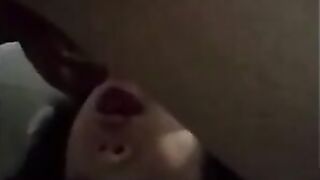 Asian Girl Gets Face Fucked