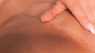 Hot Blonde Babe Playing With Her Clit With Her Fingers
