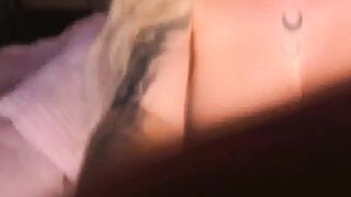 Hot Blonde Babe Playing With Her Clit With Her Fingers