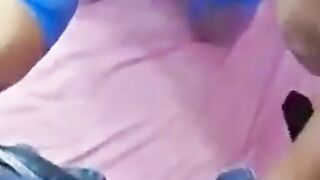 Crossdresser gags on cock 2