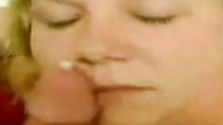 Two girls suck one cock