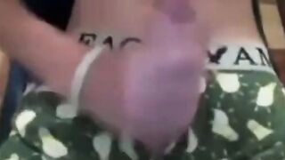 Webcam boy from Newcastle Wanks his Huge Cock