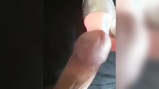 Womanizer male moaning intense orgasm