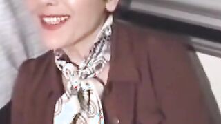 Vintage amateur video. Mature fucking on train