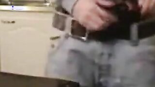 sagger boy cumming in the table