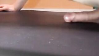 Pushups humping and cumming handsfree