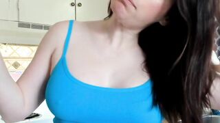 Striking Brunette chat room Sensual spectacle