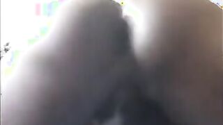 Young Black Bottom Playing With That Fat Ass
