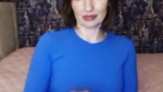 Striking Seductive brunette Free porn online
