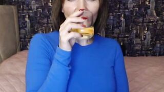 Striking Seductive brunette Free porn online