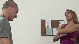 Student fucking his horny latina teacher