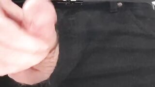 Little cock daddy wank at work with big cum spurt 3 2