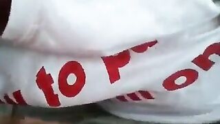 Blowing a friend in the car and he cums in my mouth 3