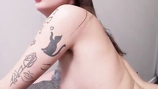 Porn in Russian where a guy fucks his girlfriend in the pussy