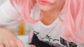 A male fucks a naive Russian girl in the pussy