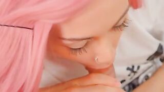 A male fucks a naive Russian girl in the pussy