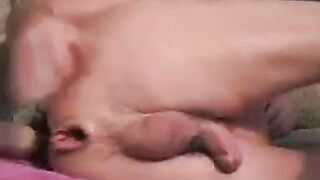 Dildo ride-grandpa really enjoy big dildo 2