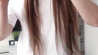 The guy fucked the pussy of a Russian girl after a blowjob