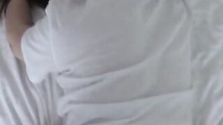 The guy fucked the pussy of a Russian girl after a blowjob