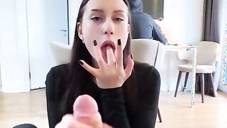 Russian girl fucks a guy's friend behind his back 2