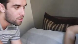 The guy surprised his girlfriend and gave her a threesome