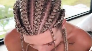Busty blonde gets pussy fucked by her boyfriend